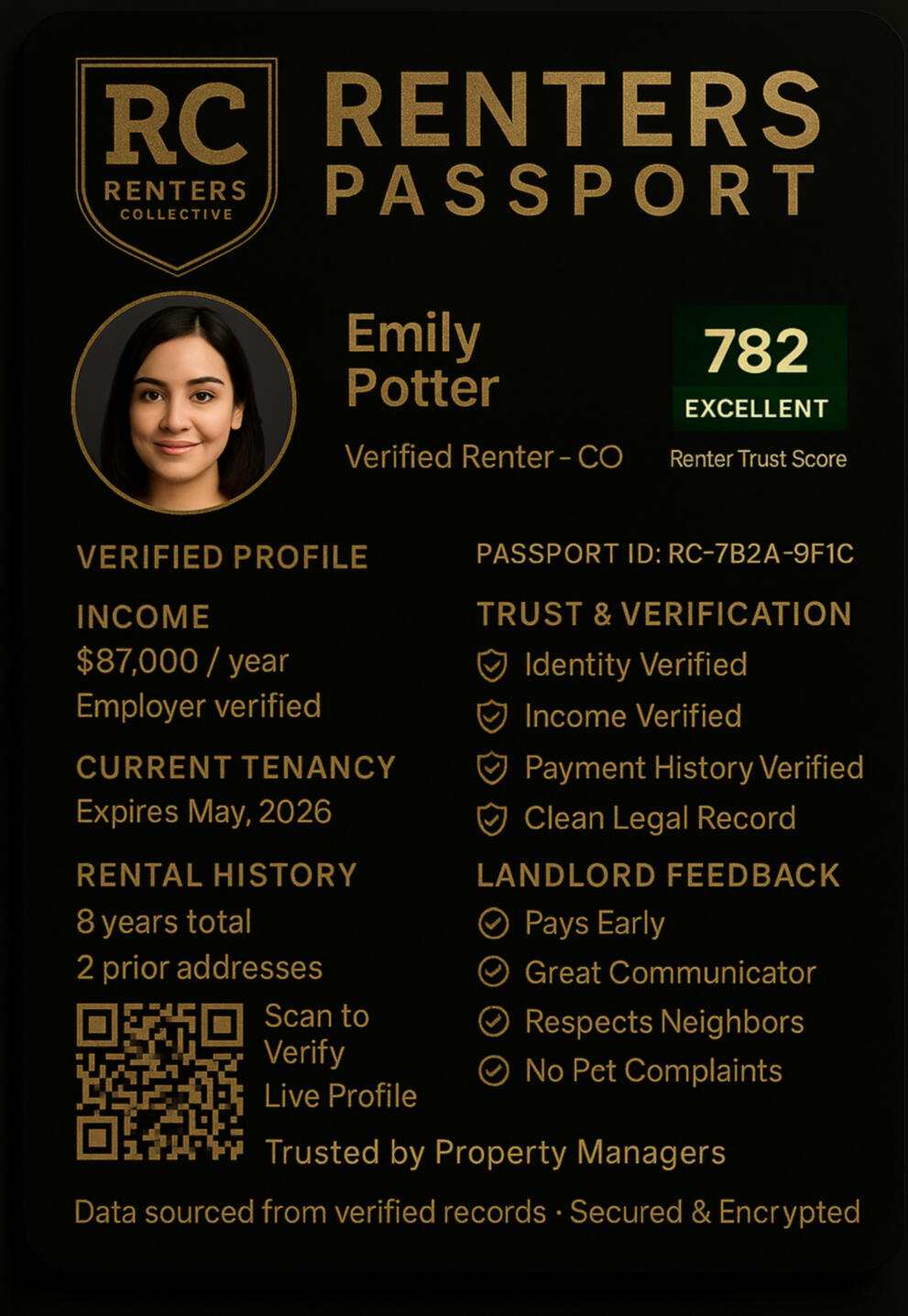 Primary Renter Passport